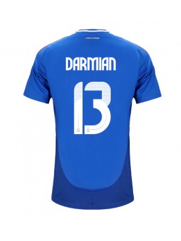 Billige Italia Matteo Darmian #13 Hjemmedrakt EM 2024 Kortermet